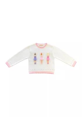 Baby Girls Ballerina Embroidered Sweater | Belk