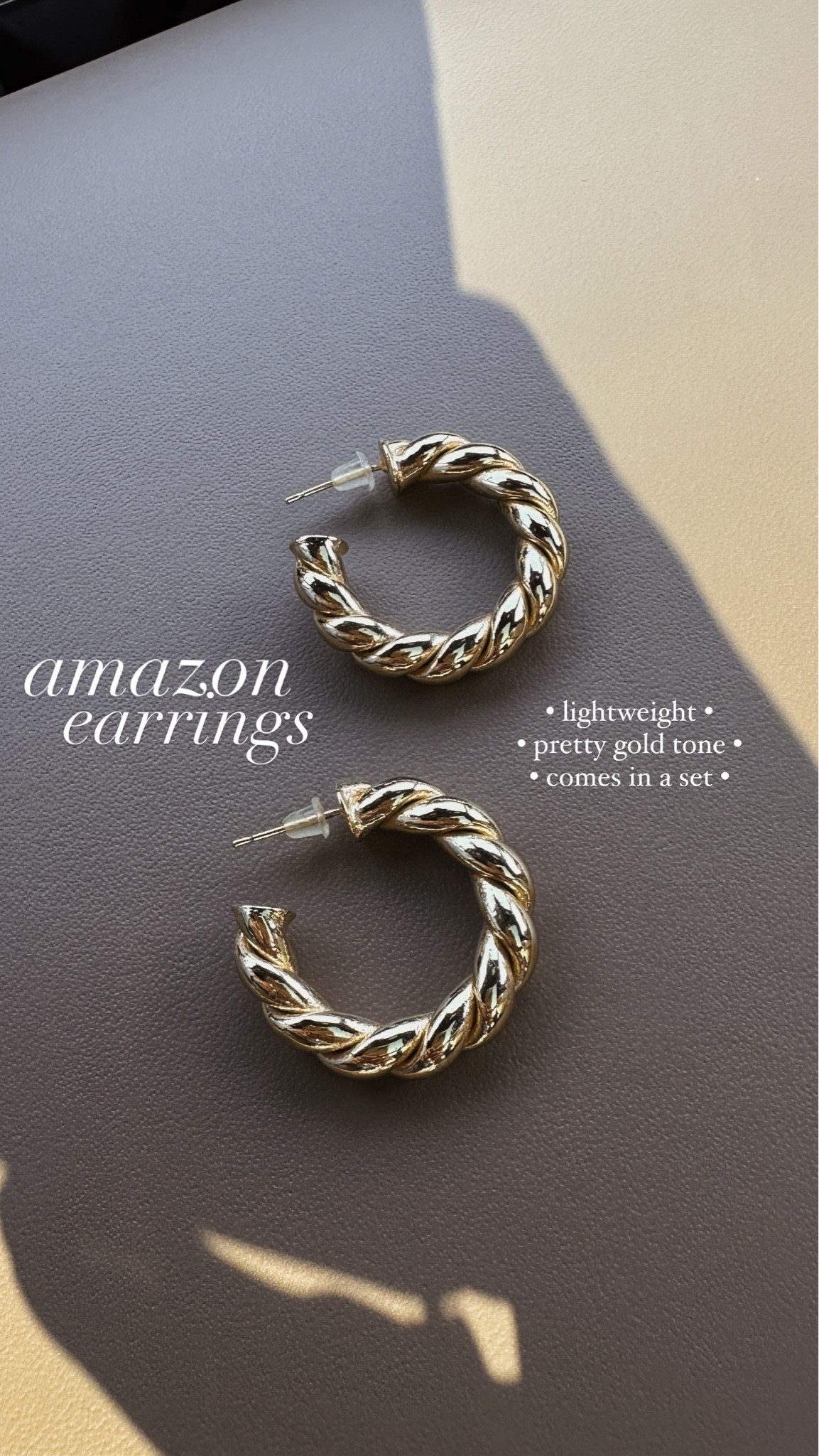 These Amazon earrings are so lightweight, they have a pretty gold tone and come in a set of 6 pairs #stylinbyaylin #aylin #amazonfinds

#LTKGiftGuide #LTKSeasonal #LTKStyleTip