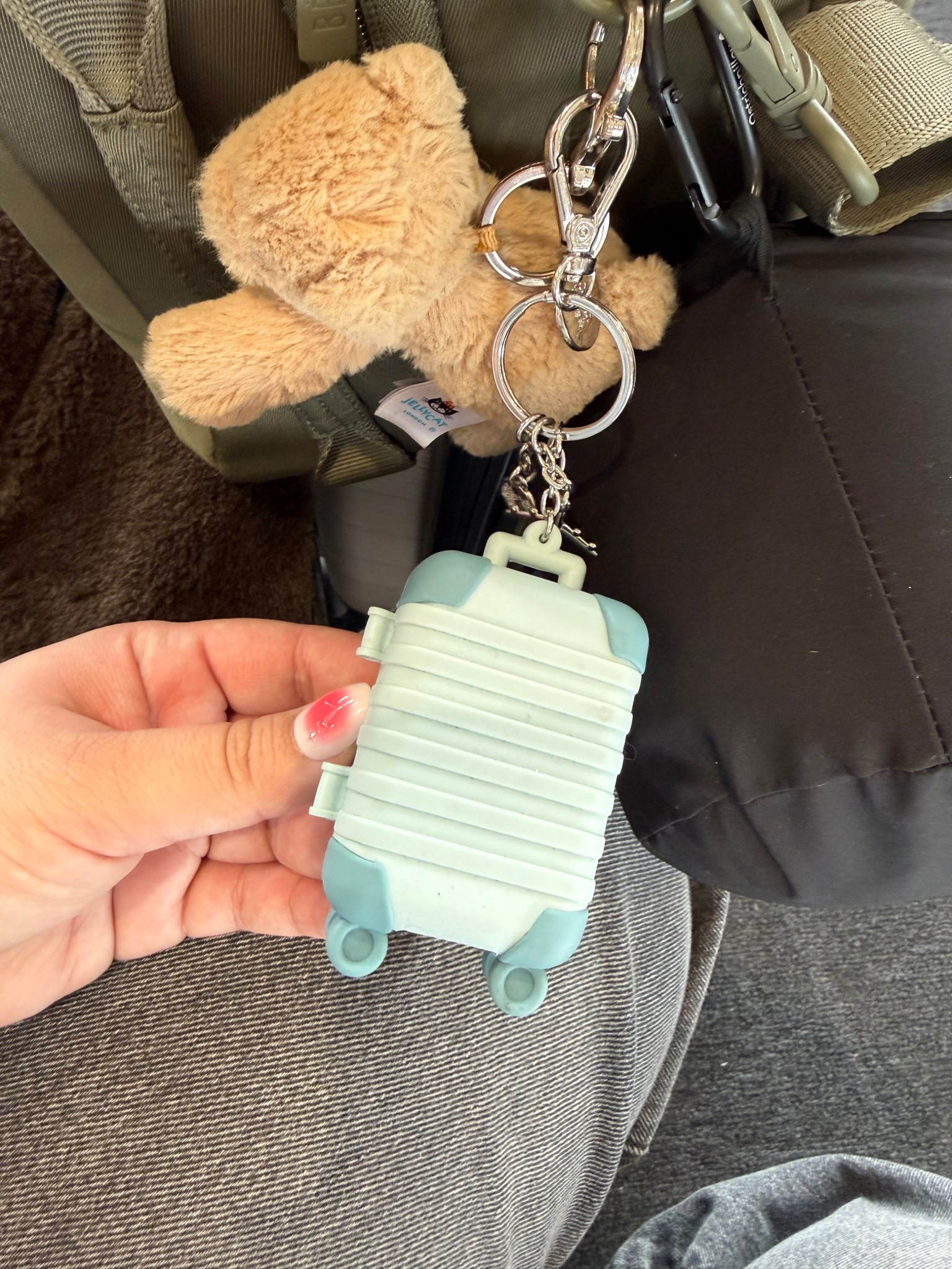 The cutest hand sanitizer holder for my travel bag!

#LTKTravel #LTKdayinmylife