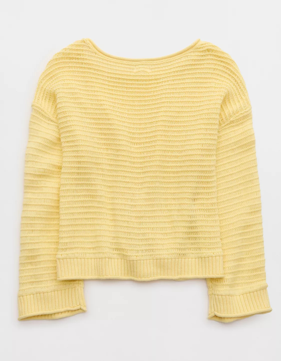 Aerie Sunkissed Textured Off-The-Shoulder Sweater | Aerie