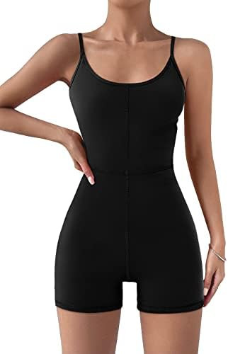 AUTOMET Jumpsuits for Women One Piece Rompers Sexy Shorts Bodysuits Workout Sets Fashion Clothes ... | Amazon (US)