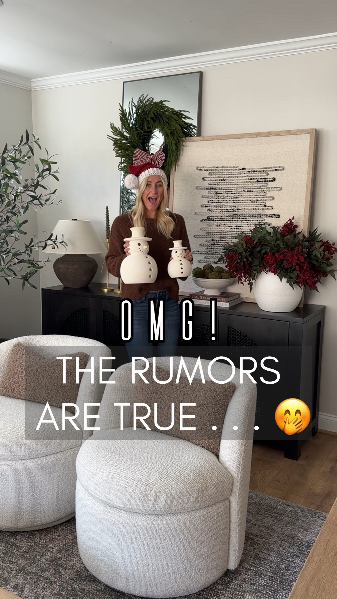 These snowmen look just like the designer ones but on Amazon! They sold out so fast last year but are back!!! Snag them before they are gone again.

#LTKHome