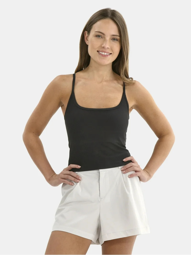 Avia Women's Ribbed SoftSculpt Tank Top with UPF 50, Sizes XS-XXXL | Walmart (US)