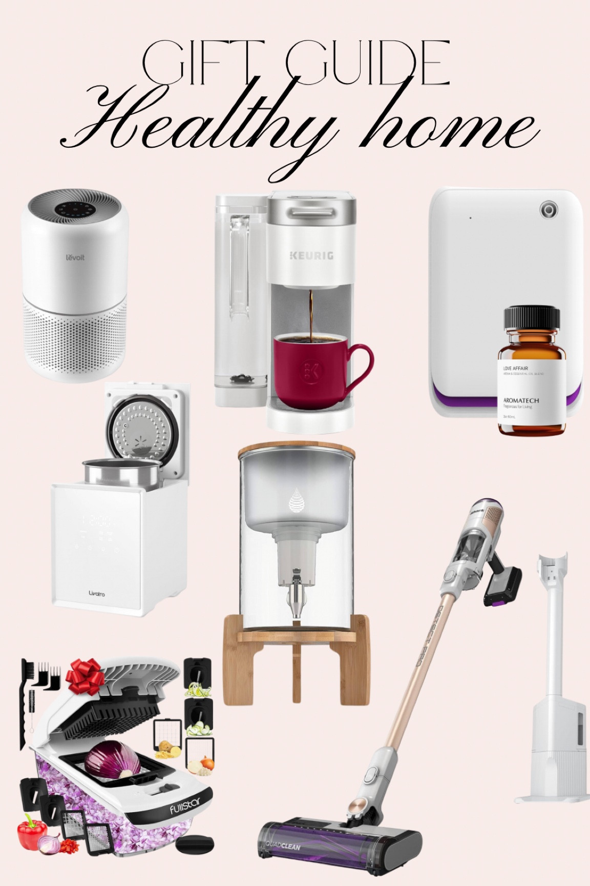 Here Are My top healthy home items! Some I have, and some are on my wish list!  From our allergen friendly self cleaning vacuum, to our stainless easy to clean humidifier! I’ve got my eye on this gorgeous alkaline water filter and the WiFi controlled waterless diffuser that uses essential oils to make your home smell amazing! 

All from Amazon!! They’ll arrive before Christmas if you order soon! 

#wellness #home #healthy 

#LTKSaleAlert #LTKHome #LTKGiftGuide