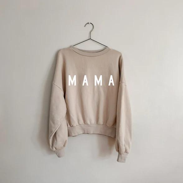 Womens Mama Everyday Sweatshirt in Blackberry Color | Ford and Wyatt