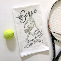 Funny Tennis Gift For Women, Tea Towel Gift, Player, Lover Her, Team Mom | Etsy (US)