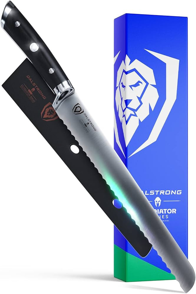 Dalstrong Serrated Bread Knife - 10 inch - Gladiator Series Elite - Forged High-Carbon German Ste... | Amazon (US)