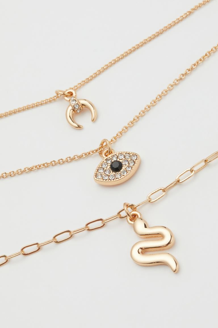 Three-strand Pendant Necklace | H&M (US + CA)