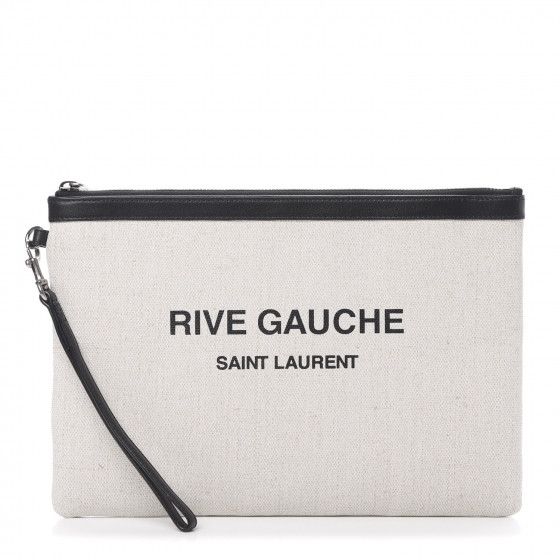 SAINT LAURENT

Linen Canvas Rive Gouche Zipped Pouch Optic White


8 | Fashionphile
