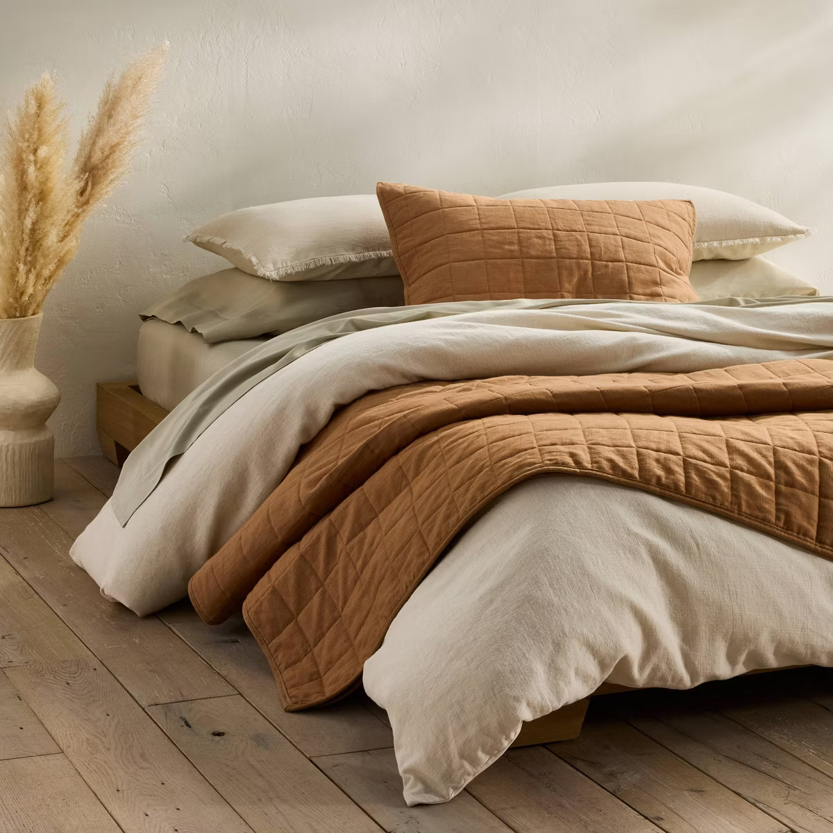 Heavyweight Linen Blend Comforter Sham - Casaluna™ | Target