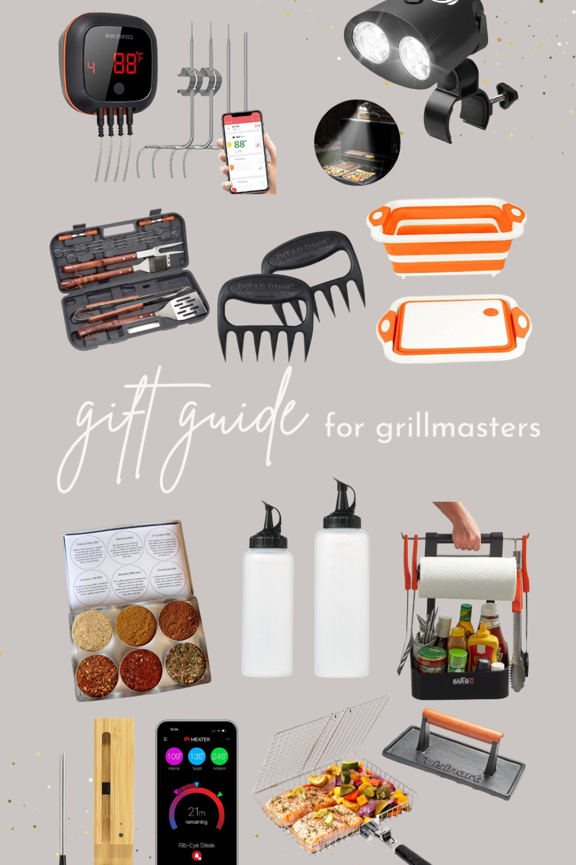 Gift guide for those in your life who love to grill!

Gift guide for him, husband gifts, dad gifts, brother gifts 

#LTKSeasonal #LTKHoliday #LTKGiftGuide