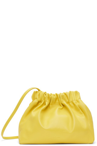 Yellow Small Scrunch Pouch | SSENSE