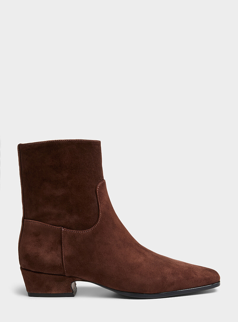 Dusty mini block heel ankle boots Women | Simons