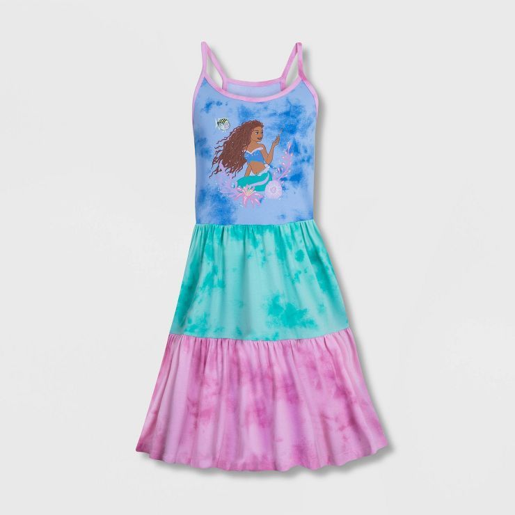 Girls' Disney The Little Mermaid Ariel Tiered Dress - Disney Store | Target