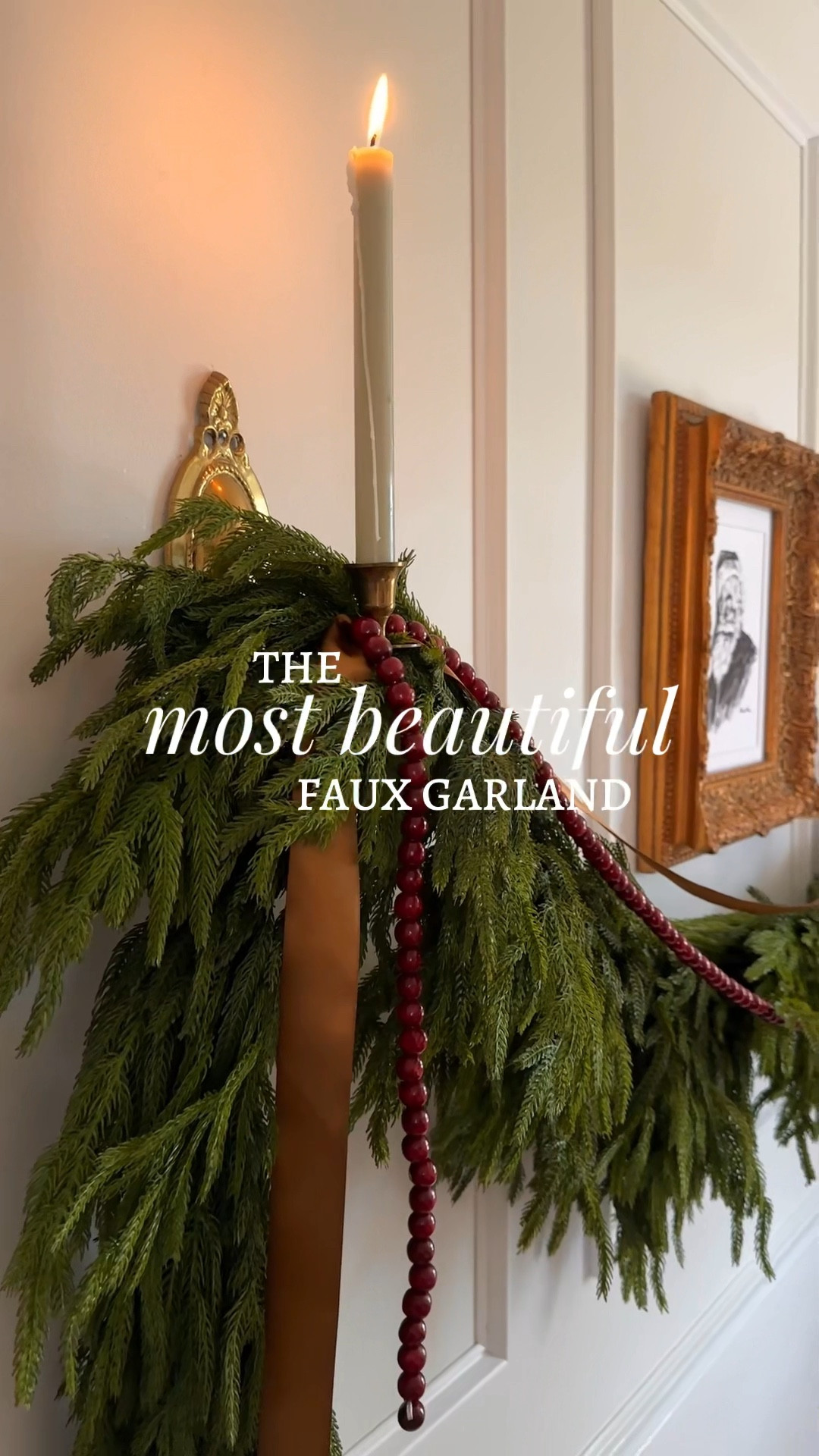 If you’re in the market for the most stunning, realistic, faux garland, I promise these will not disappoint! It is the most stunning garland I’ve ever owned and genuinely look forward to seeing it more than I do our Christmas tree 😂

#garland #fauxgarland #christmas #christmasdecor #christmasgarland #christmasdecorations #christmasdecorating #holiday #holidaydecor #holidaydecorating #holidaydecorations #fyp #foryou #foryoupage #realisticgarland #afloralgarland #kirklandsgarland 

#LTKHome #LTKHoliday #LTKSeasonal