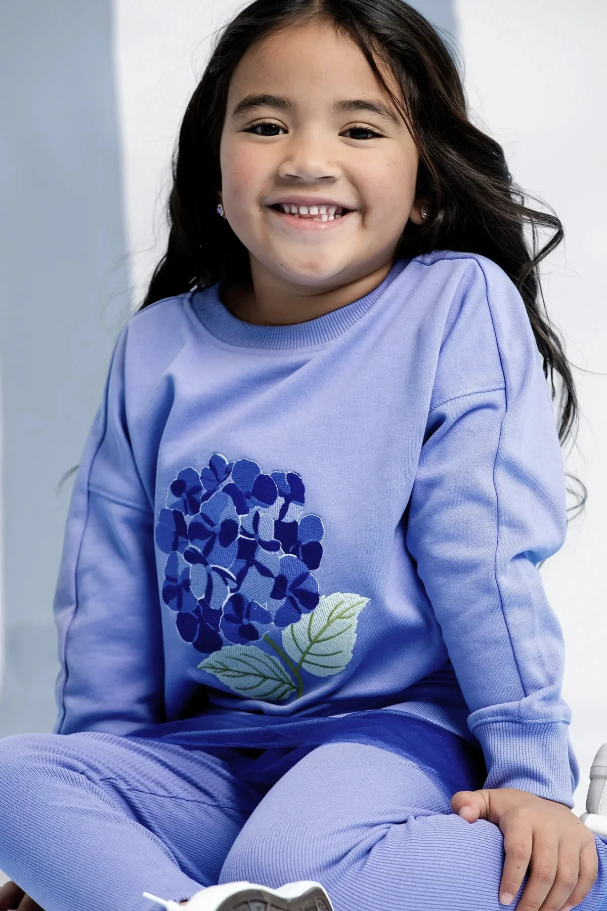 Slouchy Tulle Sweatshirt - Organic Baby, Toddler, & Kids Clothes - Monica + Andy | Monica + Andy