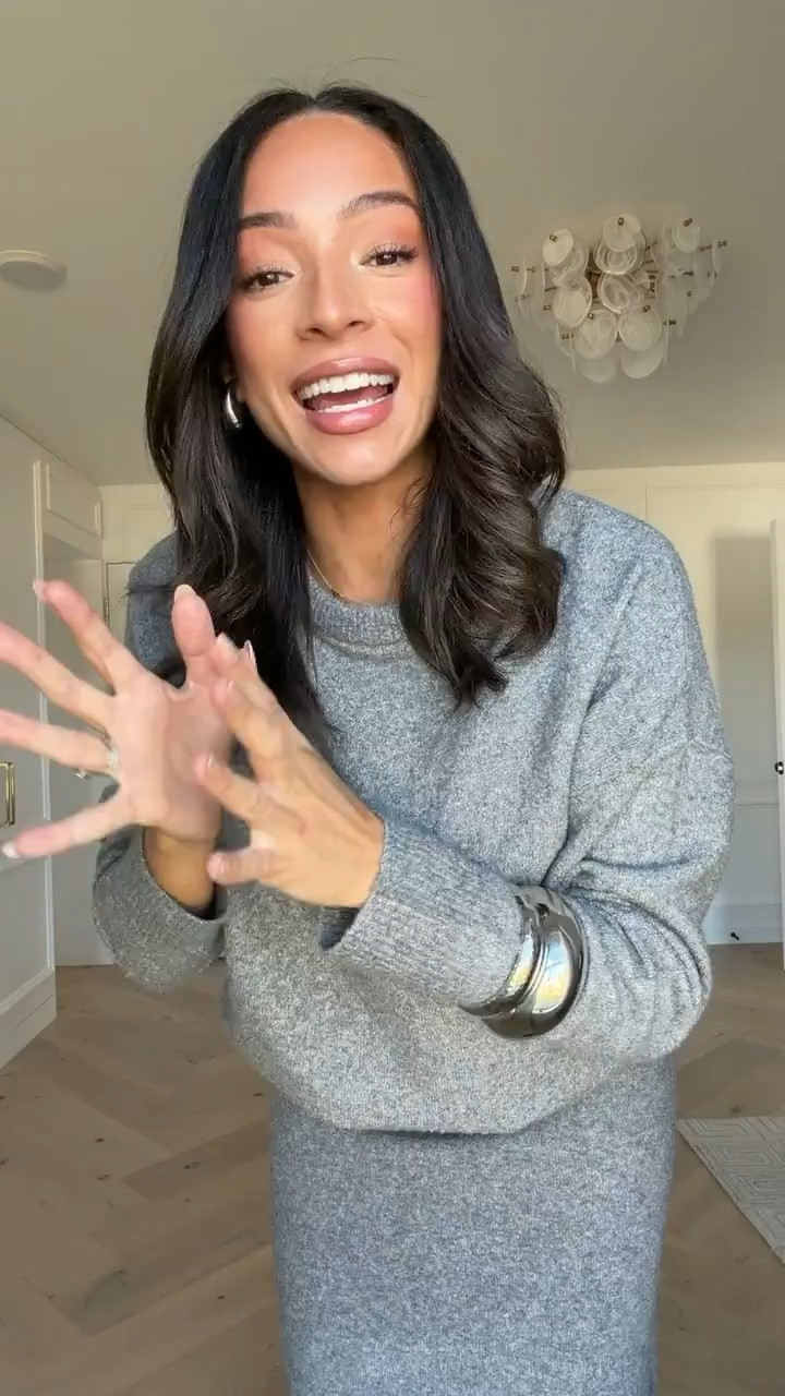 Express is 25% OFF!! How fun is this matching sweater set styled for the holidays! Add some festive accessories and you’re done ✨ Wearing size M grey sweater (fits oversized) and size S maxi skirt 

Holiday outfit 
Holiday party outfit 
Office party outfit 
Work outfit 
Matching set 
Sweater set

#LTKHoliday #LTKBump #LTKStyleTip