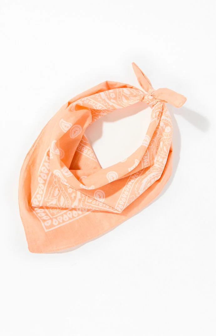Orange Paisley Bandana | PacSun
