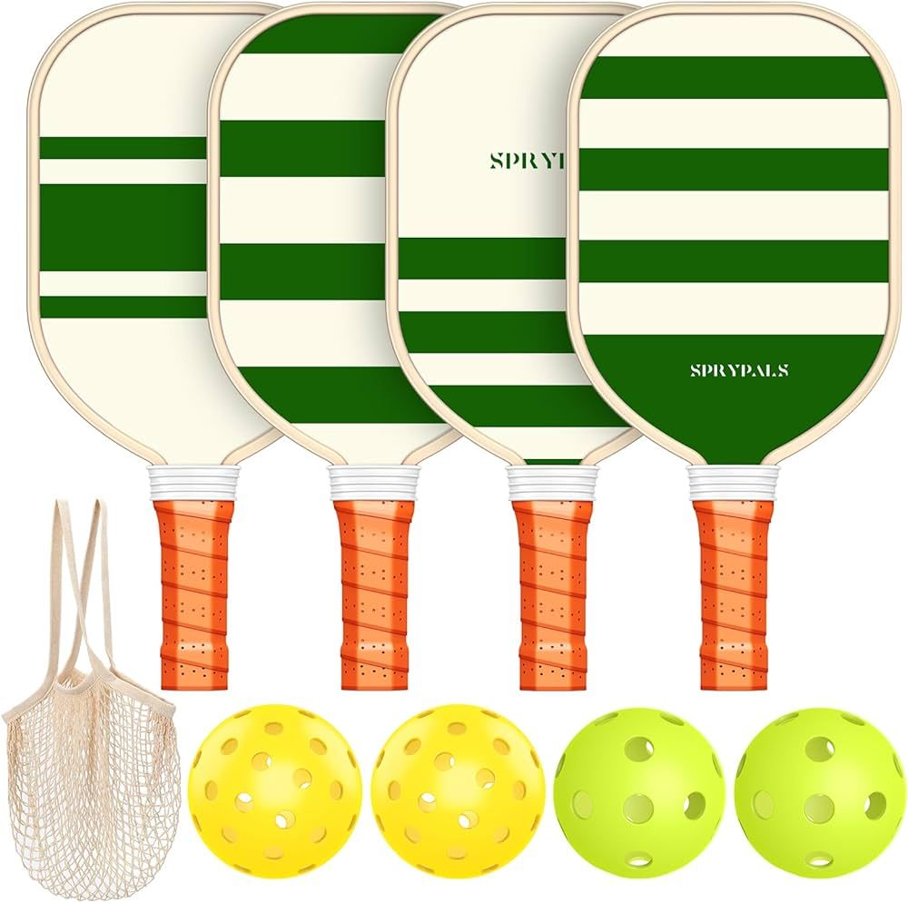 Pickleball Paddles Set USAPA Approved, Lightweight and Durable with Unique Design, USAPA Approved... | Amazon (US)