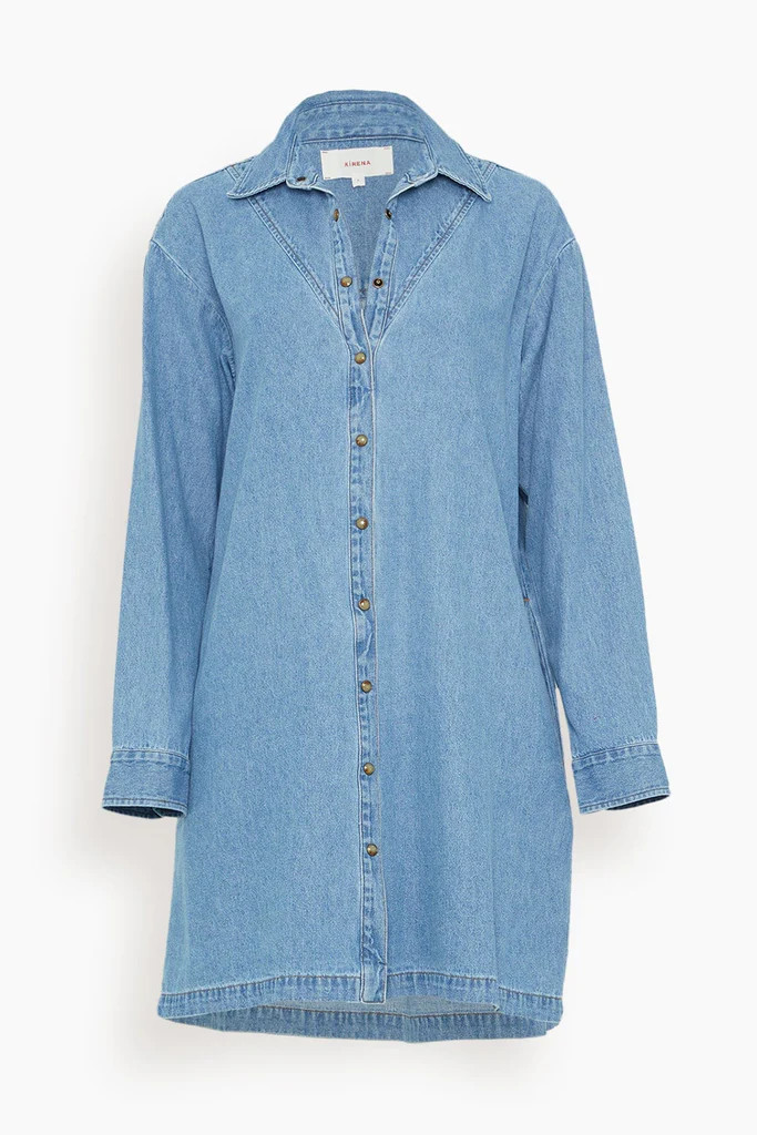 Keegan Denim Dress in Skylark | Hampden Clothing