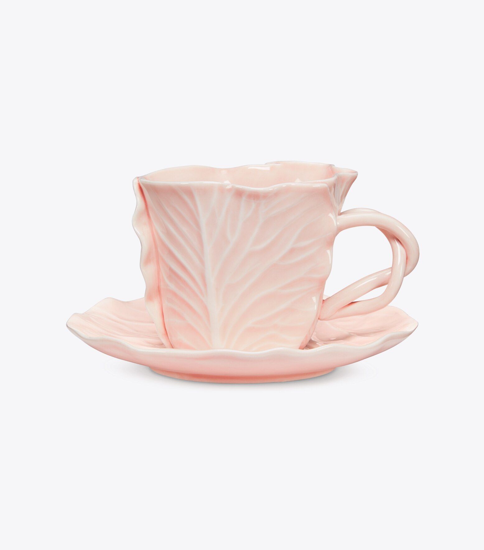 LETTUCE WARE CUP AND SAUCER SET OF TWO | Tory Burch (US)