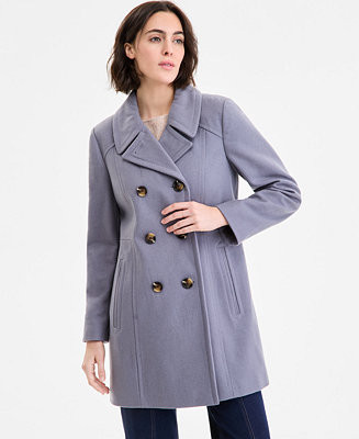 Women's Double-Breasted Peacoat | Macy's