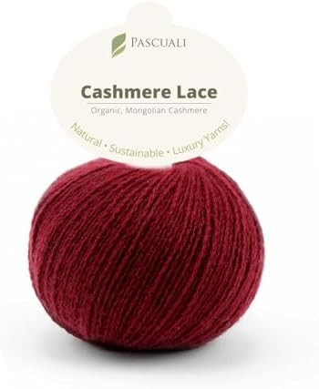 PASCUALI | Bio Cashmere Lace. Strickwolle aus 100% Kaschmirwolle Wolle zum Stricken und Häkeln, ... | Amazon (DE)