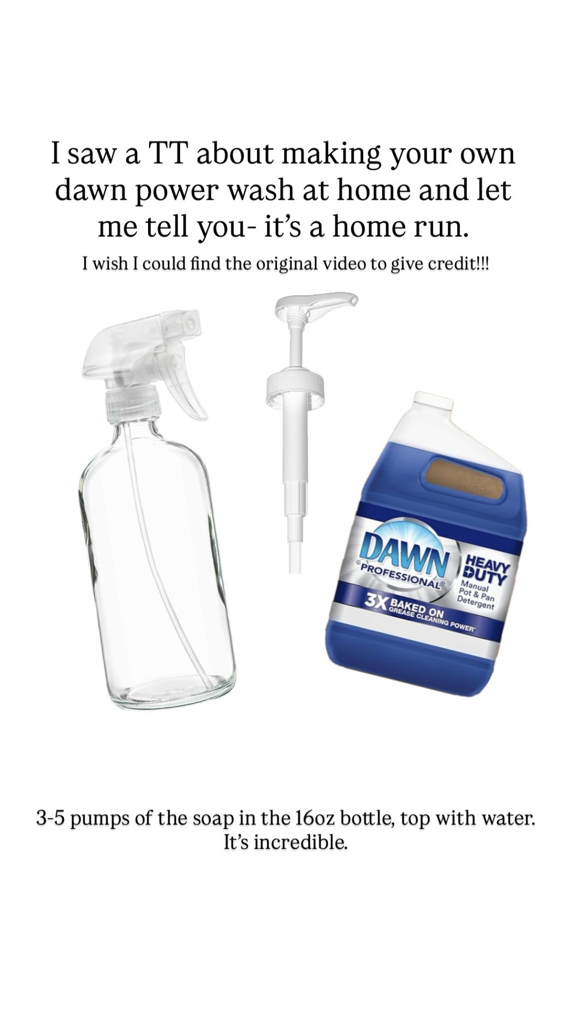 The gallon pumps are for the soap jugs! Easier to get into the glass bottle and more control on how much you’re putting in  