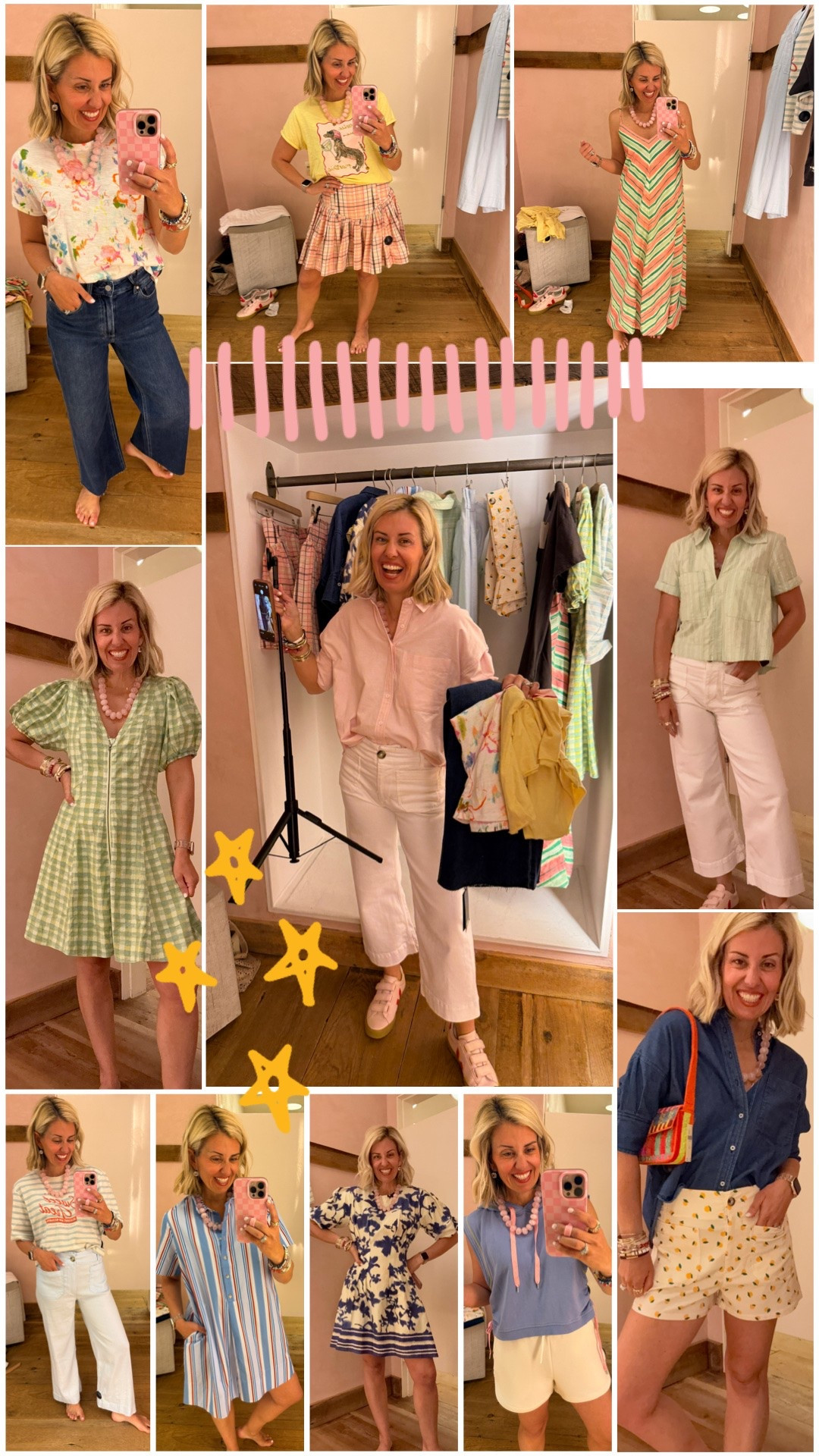 Such a fun day at Anthro!!!! ￼ Literally obsessed with this try-on!! 

*Use my code CATHERINE20 for 20% off Orders of $100+ at Anthropologie

 *Use my code Catherine20 on A+B
 *Use code my Mixandmatchmadness on Loopy

#LTKdayinmylife #LTKmomlife #LTKOver40