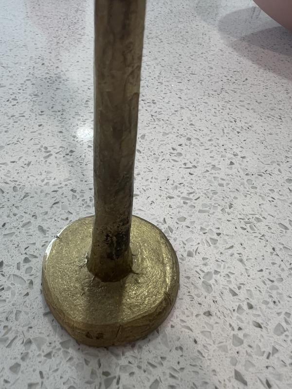 Aurora Gold Metal Taper Candle Holder | Anthropologie (US)