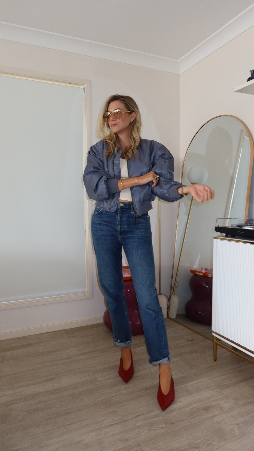 So excited to style these 2 new pieces for autumn from @netaporter 

Bomber jacket size S Anine Bing I recommend sizing down
Slingback pumps size EU 41 Aeyde
Jeans size 28 Agolde
Sunnies Bottega Veneta

#LTKautumn #LTKstyletip #LTKaustralia