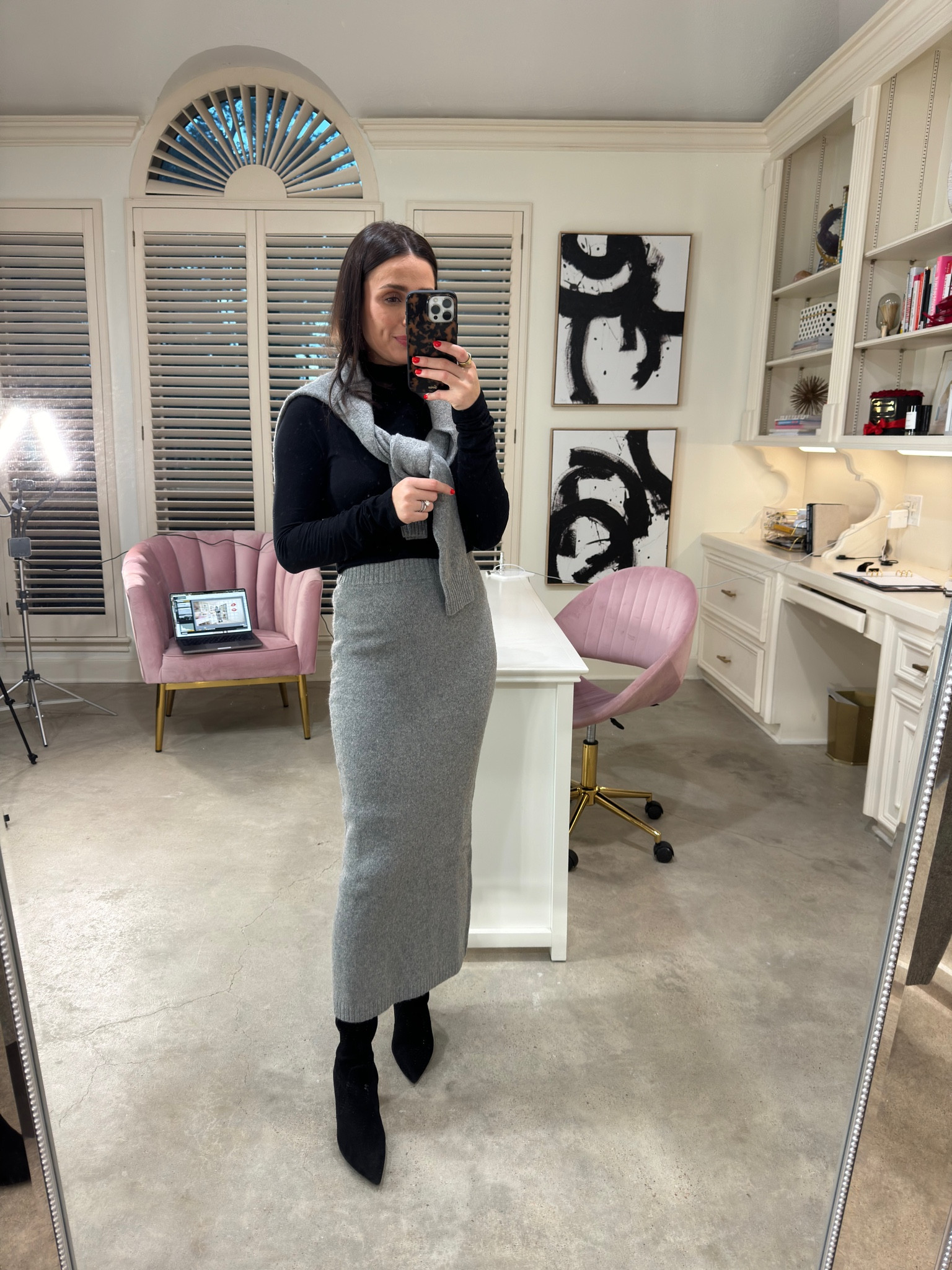 Christmas outfit // HM // knit skirt 

#LTKSeasonal #LTKstyletip #LTKworkwear