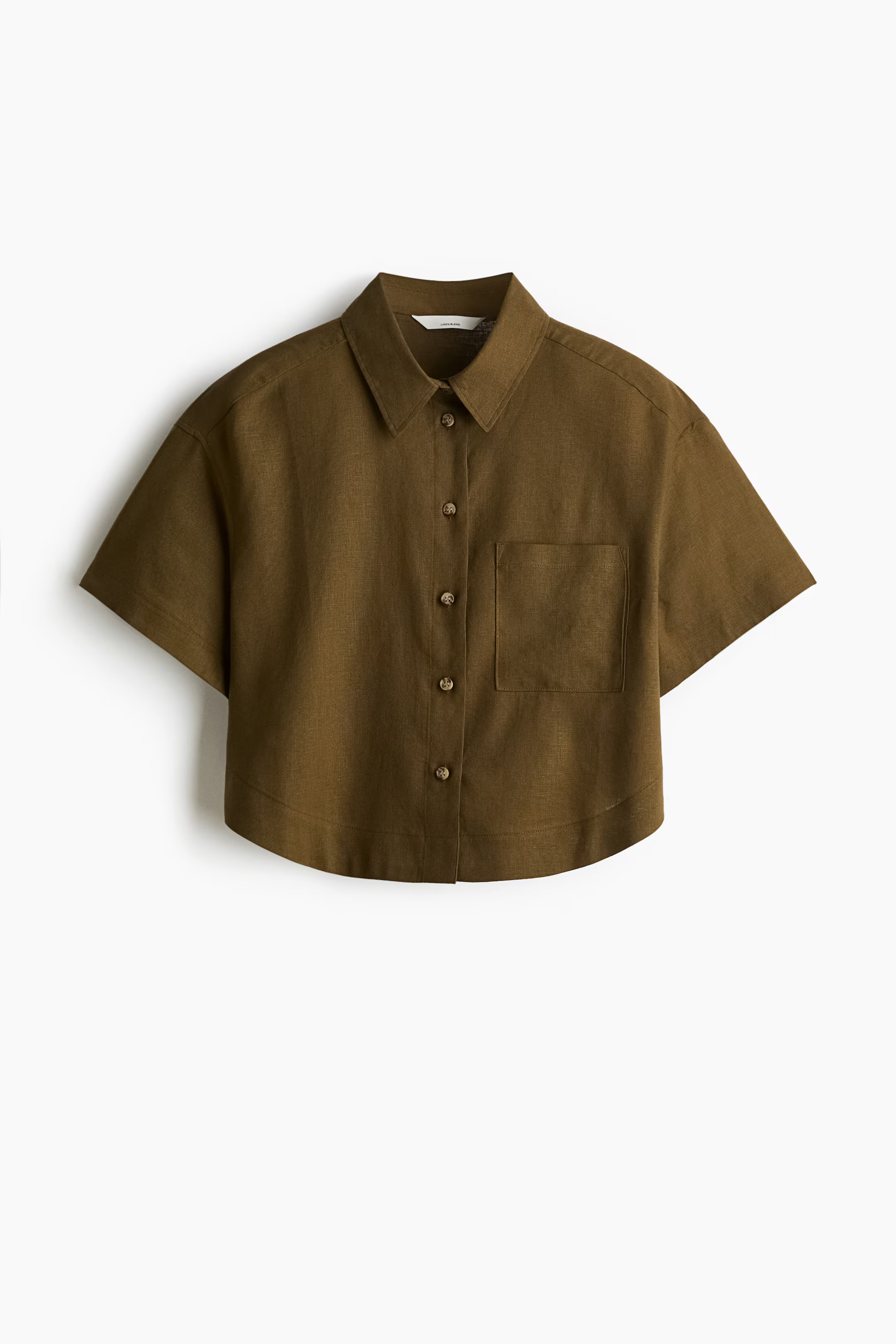 Linen-blend shirt | H&M (UK, MY, IN, SG, PH, TW, HK)