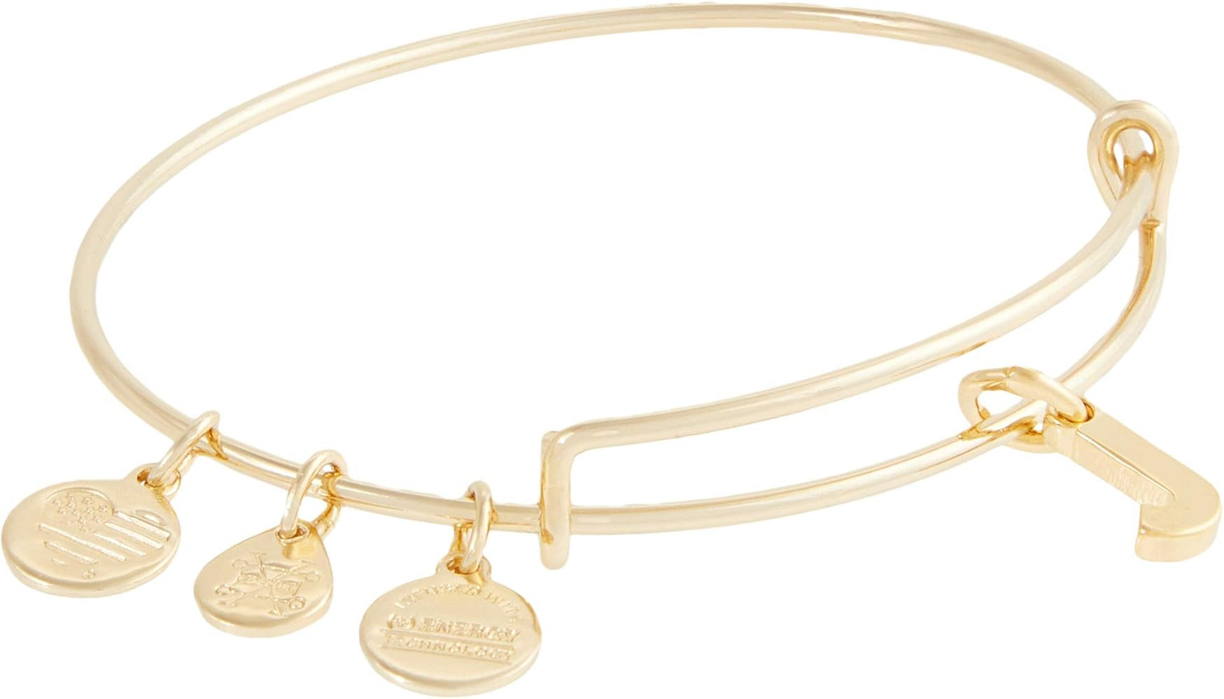Alex and Ani Initial J III Bangle Bracelet | Amazon (US)