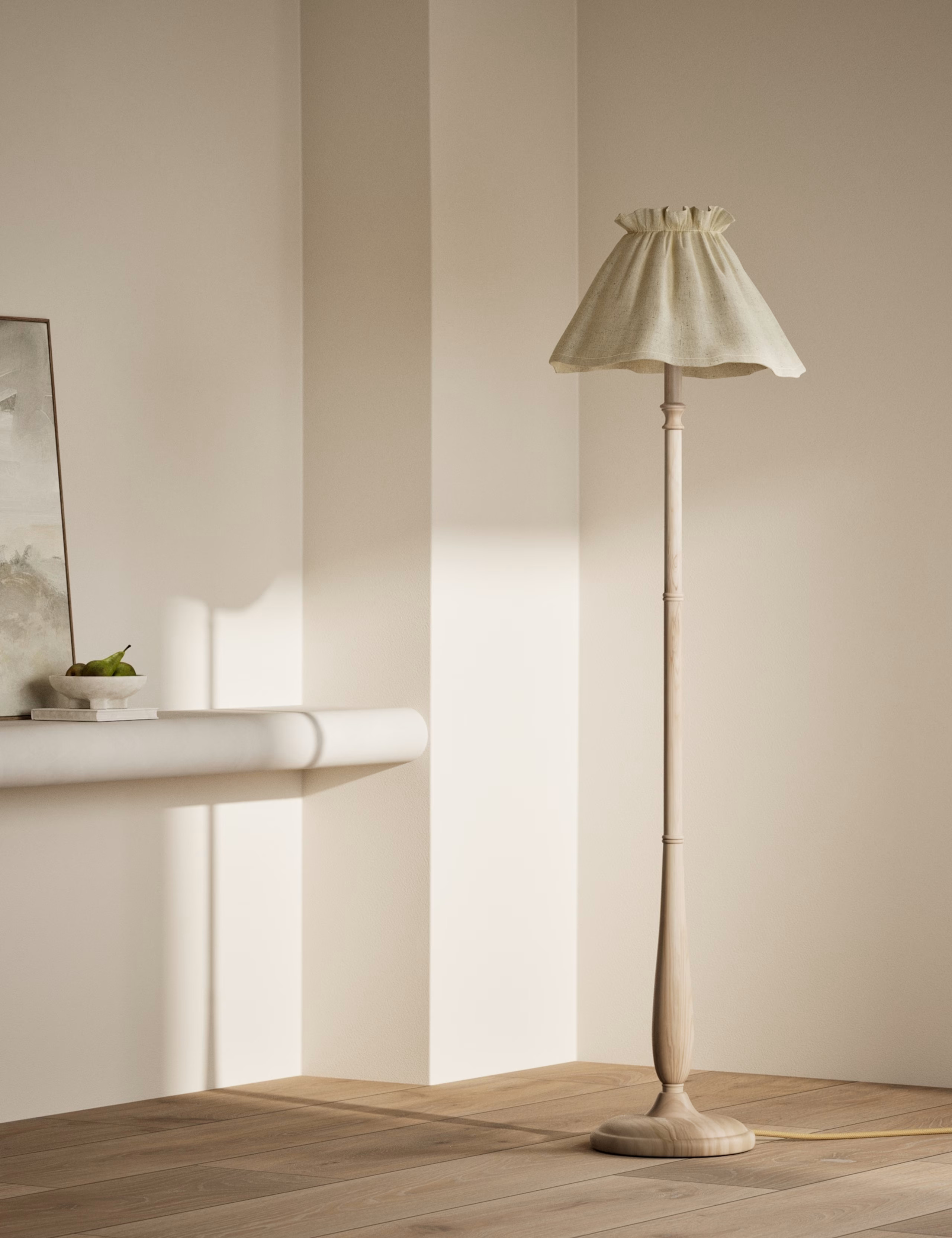 Skirt Shade Wooden Floor Lamp | Marks & Spencer (UK)