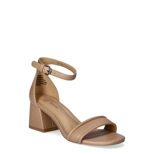 Time and Tru Women's Block Heel Sandals - Walmart.com | Walmart (US)