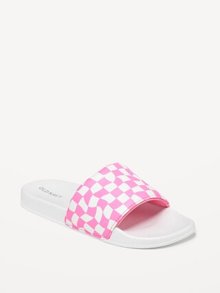 Gender-Neutral Faux-Leather Pool Slide Sandals for Kids | Old Navy (US)