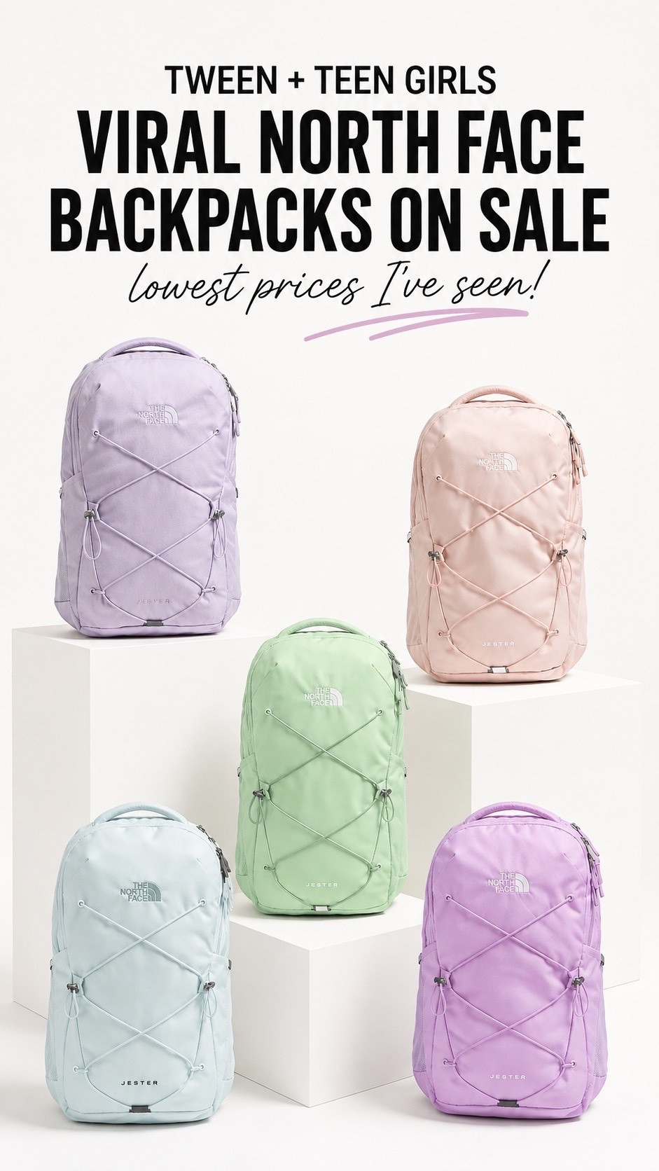The viral North Face Jester Backpack is on SALE at Academy Sports 🎒💗 These colors are so good for back to school and such a popular backpack for a middle school girl or high school girl! If you’re shopping for tween and teen girls, this is one of those viral backpacks you’ll want to grab while it’s marked down!

#NorthFaceJesterBackpack #NorthFaceBackpack #BackToSchool #AcademySports #MiddleSchoolGirl #HighSchoolGirl #TweenGirls #TeenGirls #ViralBackpack #PopularGirlBackpack #GirlsBackpack #BackToSchoolShopping #LTKBackToSchool

#LTKSaleAlert #LTKKids #LTKTravel