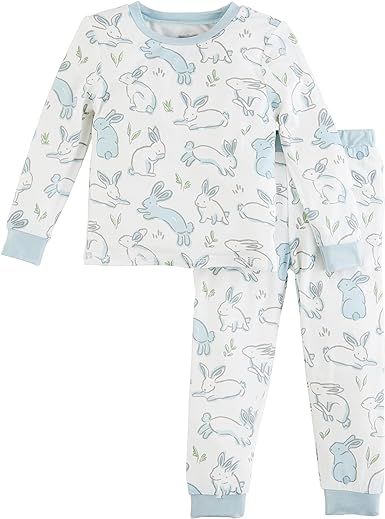 Mud Pie Baby Boy Bunny Pajamas | Amazon (US)