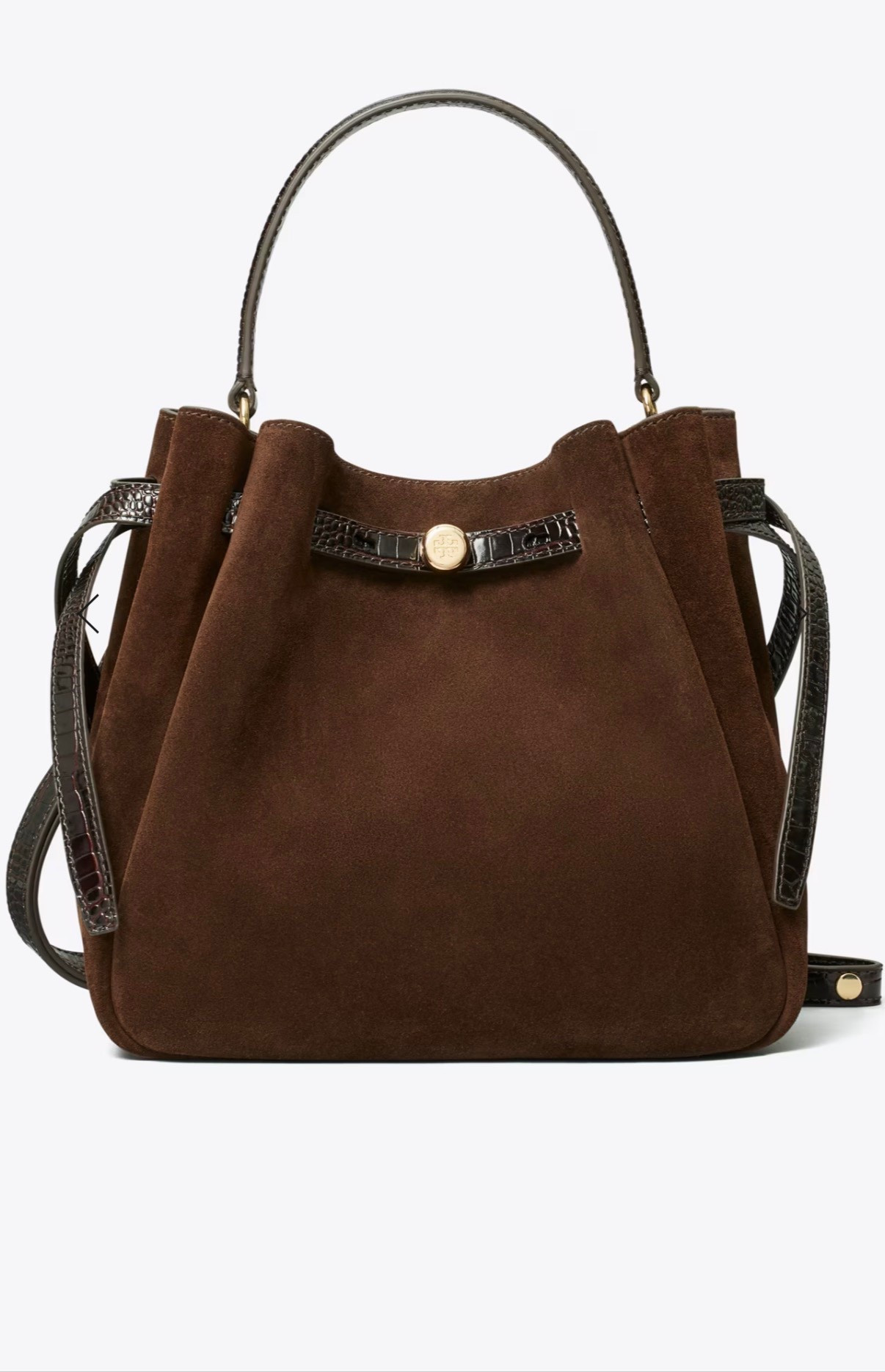 This chocolate brown suede bucket bag is stunning 🖤

#LTKGiftGuide #LTKHoliday #LTKCyberWeek