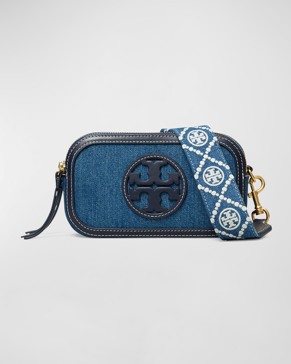 Miller Mini Denim Crossbody Bag | Neiman Marcus
