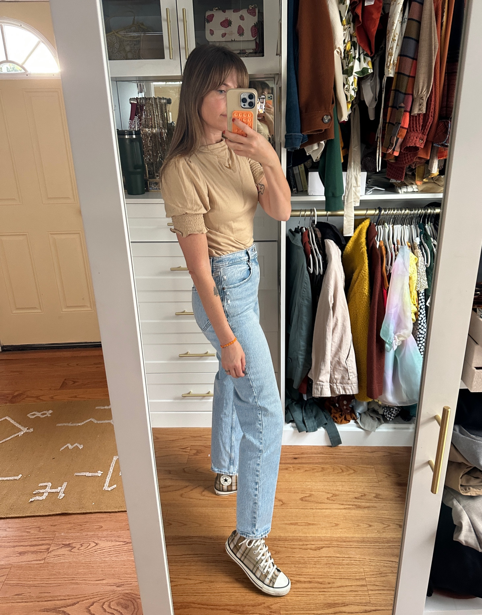 Current favorite straight leg jeans from Abercrombie 

#LTKunder100 #LTKstyletip #LTKFind