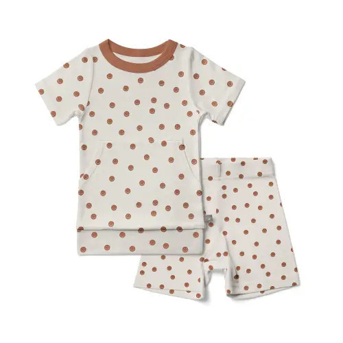 goumikids Goumi All Day Biker Set in Happy Dot at Nordstrom, Size 10 | Nordstrom