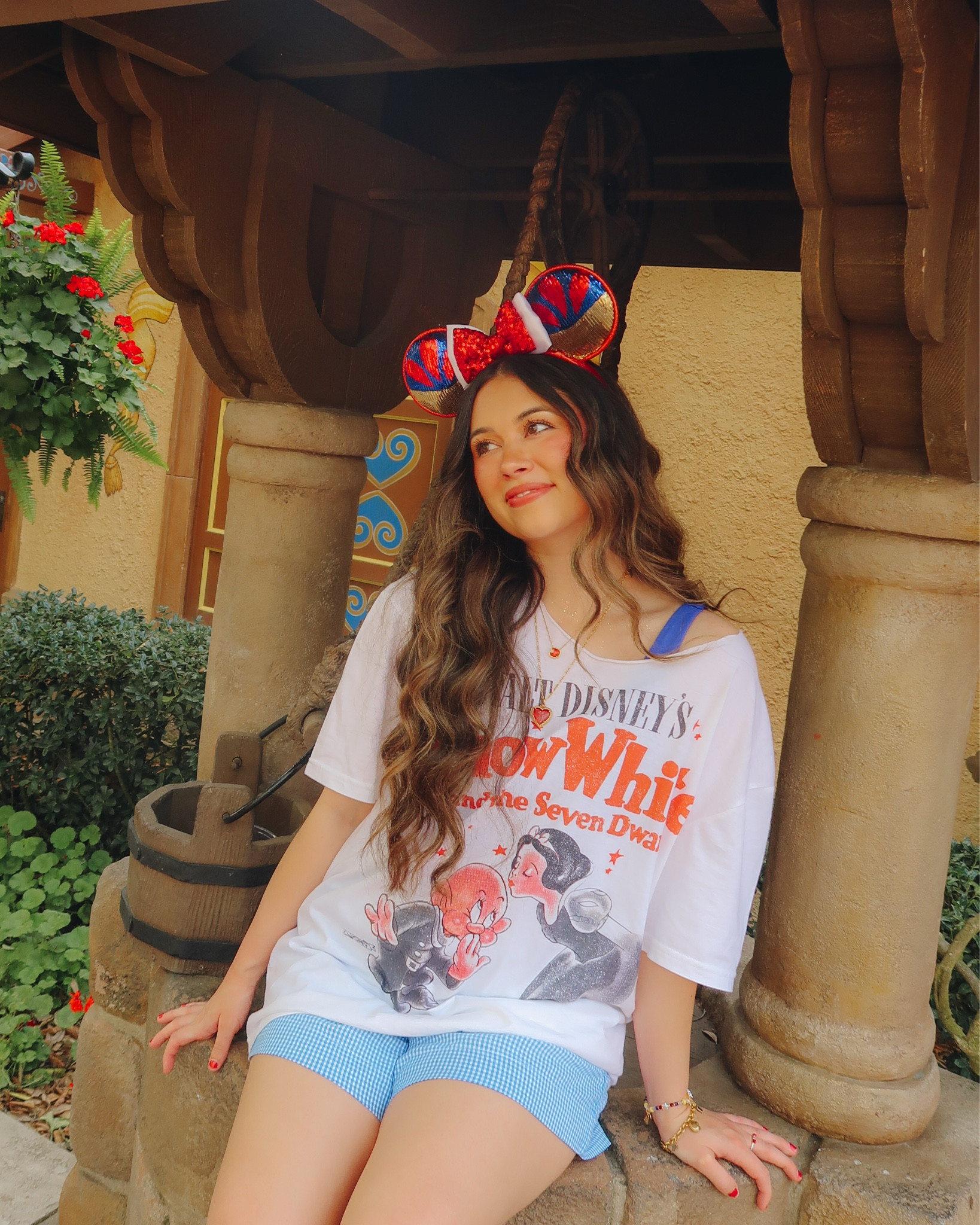 snow white outfit 🍎✨❤️