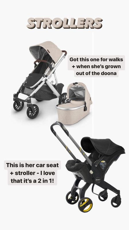 These are the two strollers we got for baby!

#LTKbaby