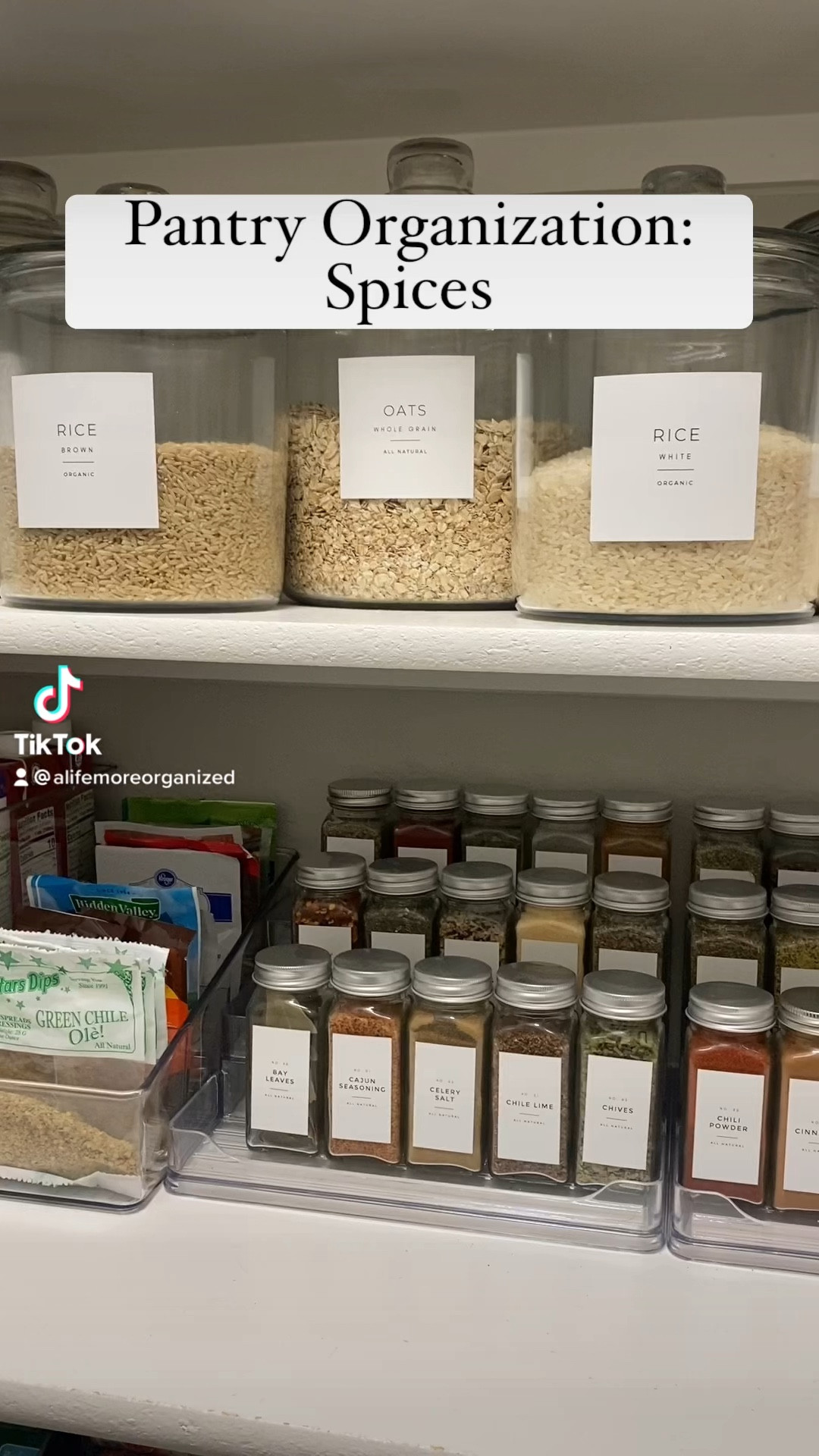 ✨Pantry Organization: Spices✨

I always give the pantry a good clean out after the holidays and that includes refilling my spice jars. I keep a basket in my cabinets with bulk spices to refill the jars from and it works great! 

I added the matching jars and pretty labels to my pantry in spring 2020 and have no regrets, they definitely make cooking more fun! 💁🏼‍♀️

Products shown are linked in my bio under my Amazon storefront and LTK! 

✨✨✨✨✨✨✨✨✨✨✨

#pantry #pantryorganization #organizedpantry #pantrydesign #pantrygoals #pantryorganisation #pantrylabels #pantrystorage #pantryideas #spices #spicejars #pantryinspo #organizedhome #organizedmom #spiceitup #amazonfinds #etsyfinds #kitchen #kitchenorganization #organizedkitchen #kitchencabinets #cookingathome #cooking #labels #organizing #newyearsresolution #organizinglabels #label #sahm #homecooking 

#LTKhome #LTKfamily #LTKSeasonal