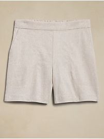 Linen-Blend Easy Short | Banana Republic Factory