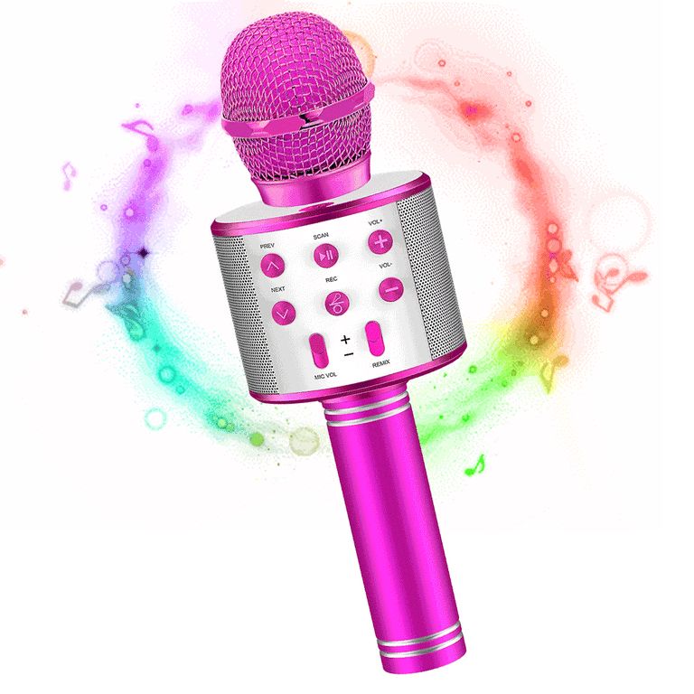 Karaoke Microphone for Kids, Toys for 3-12 Year Old Girls, Kids Microphone Girls Toys Bluetooth M... | Walmart (US)