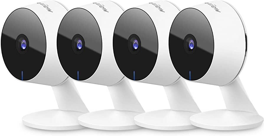 LaView Security Cameras 4pcs, Home Security Camera Indoor 1080P, Wi-Fi Cameras Wired for Pet, Mot... | Amazon (US)