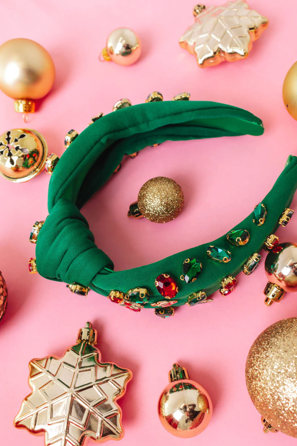 Naughty Or Nice Headband - Green | The Impeccable Pig